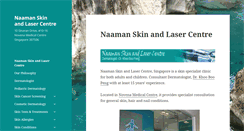 Desktop Screenshot of naamanskinclinic.com