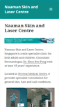 Mobile Screenshot of naamanskinclinic.com