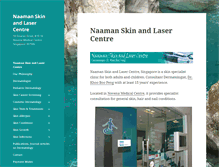 Tablet Screenshot of naamanskinclinic.com